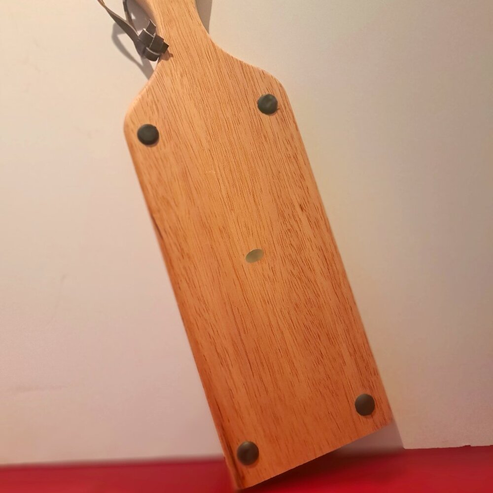 Wood and Glass Cheese Board
